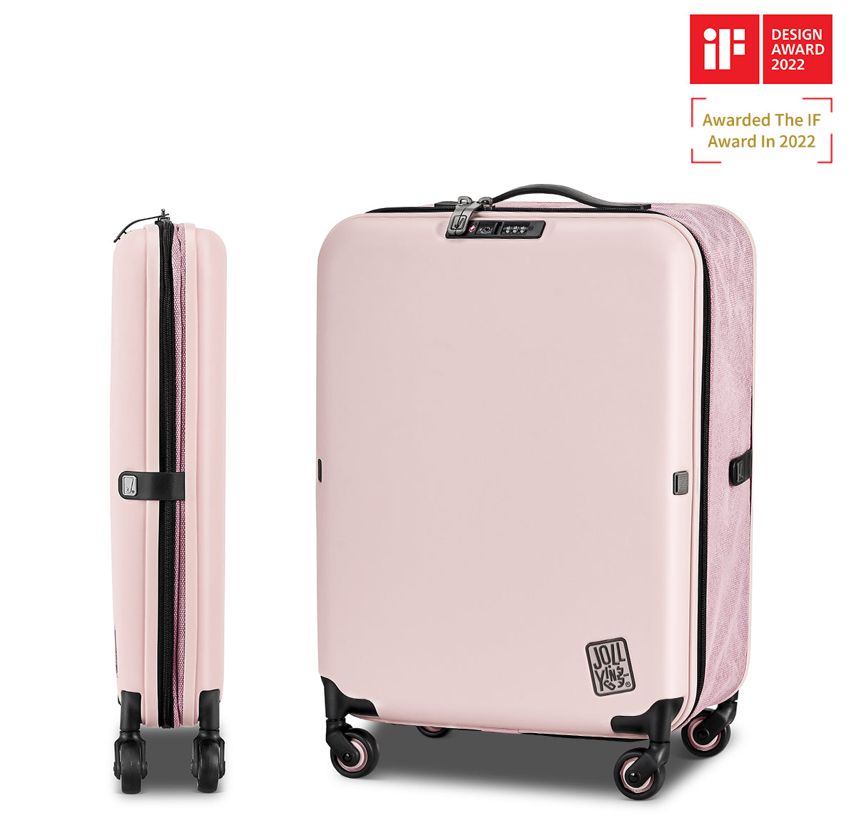 20" Lite Foldable Carry On Luggage | Jollying Pebble