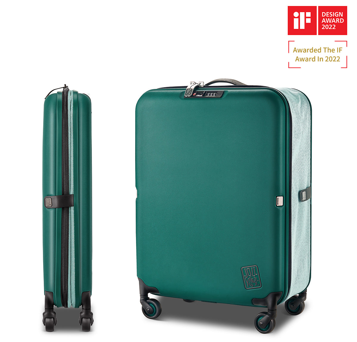 20" Lite Foldable Carry On Luggage | Jollying Pebble