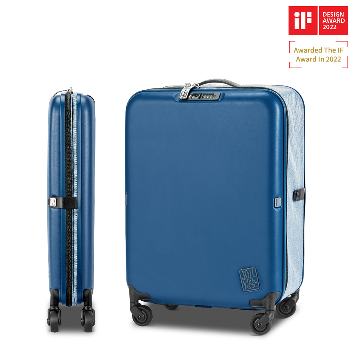 20" Lite Foldable Carry On Luggage | Jollying Pebble
