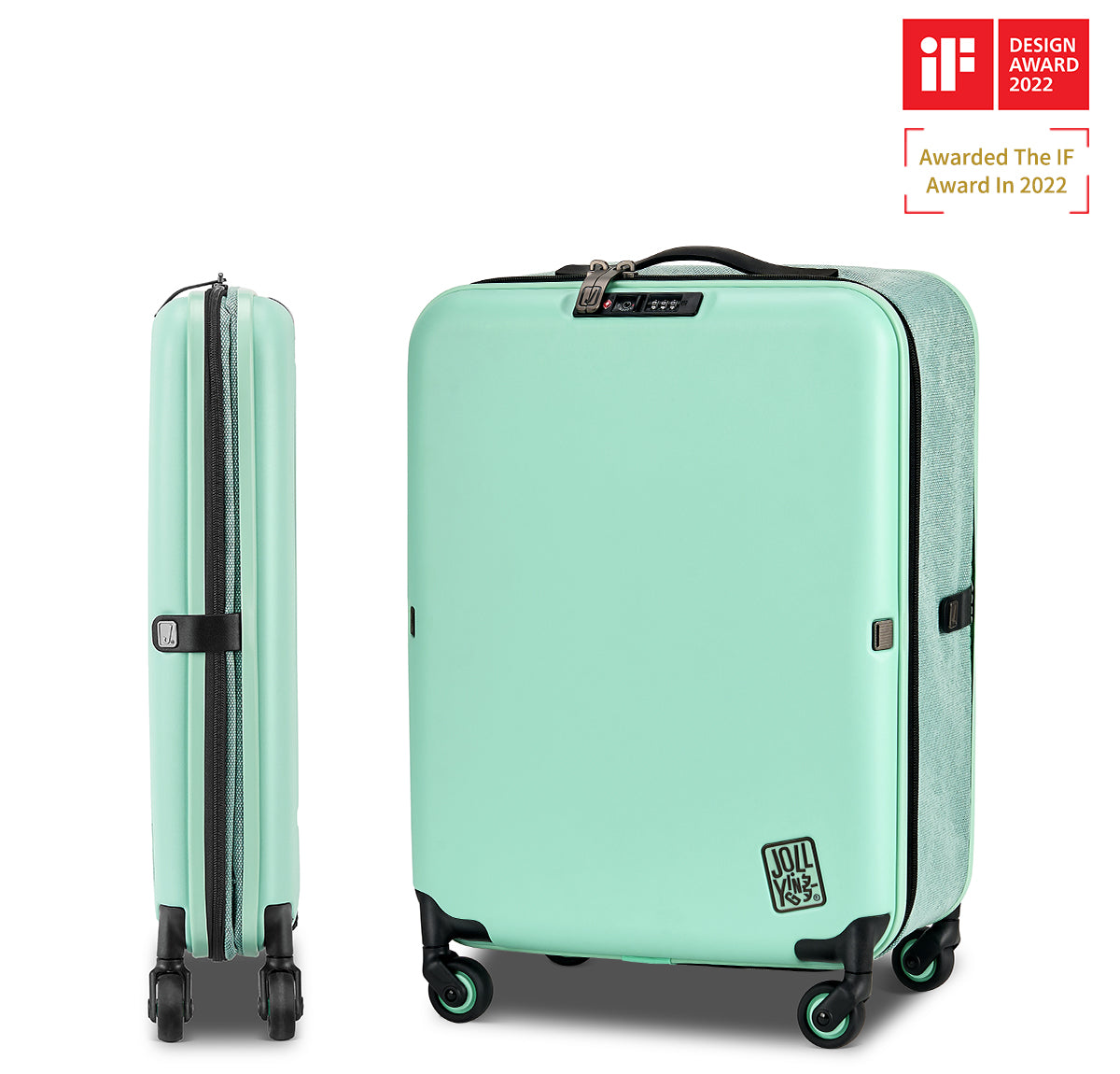 20" Lite Foldable Carry On Luggage | Jollying Pebble