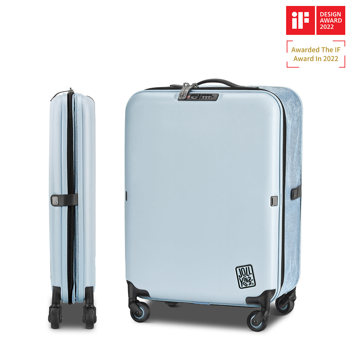 20" Lite Foldable Carry On Luggage | Jollying Pebble