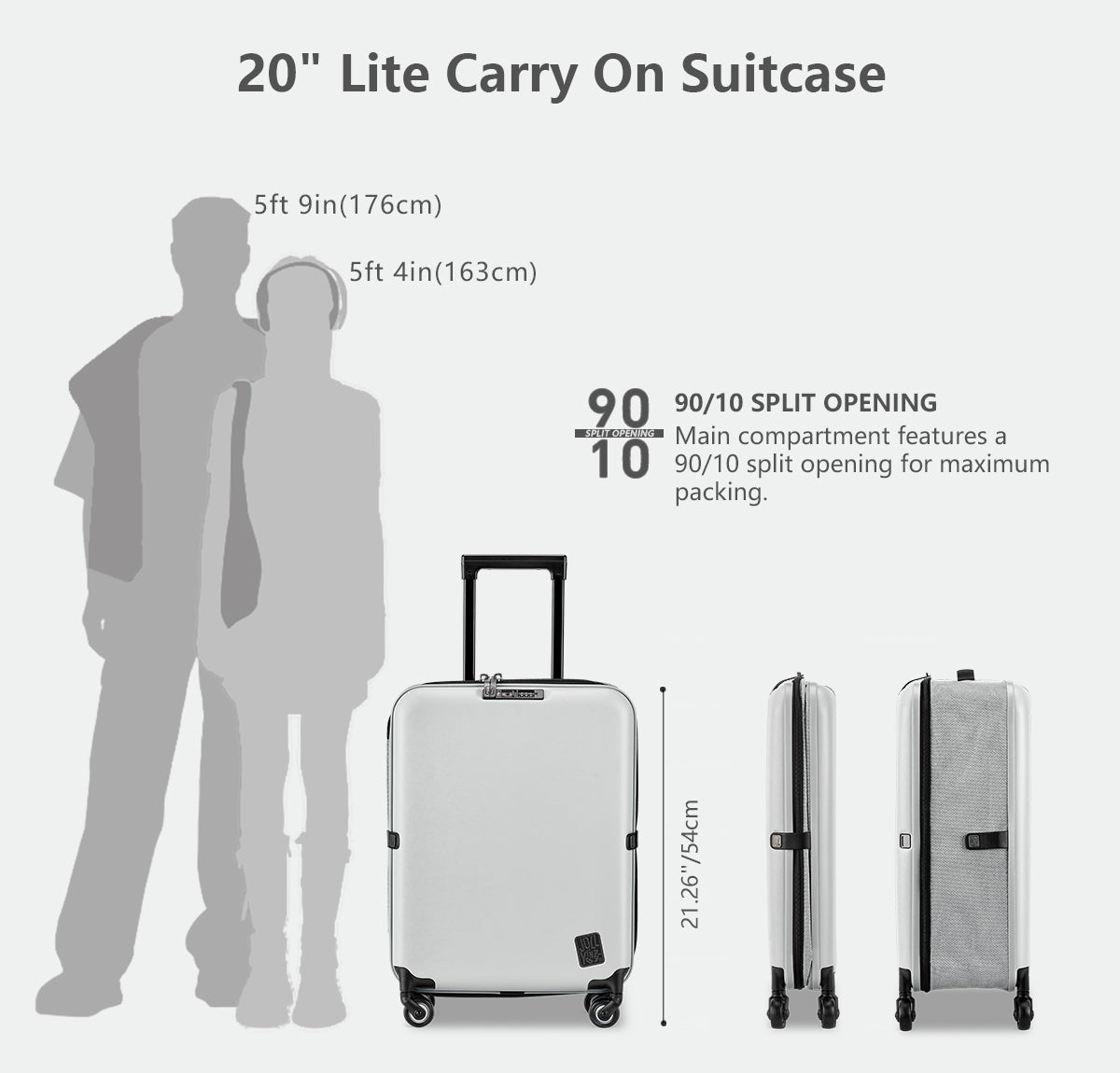 PEBBLE 20インチLite 折り畳み式スーツケース(35L)