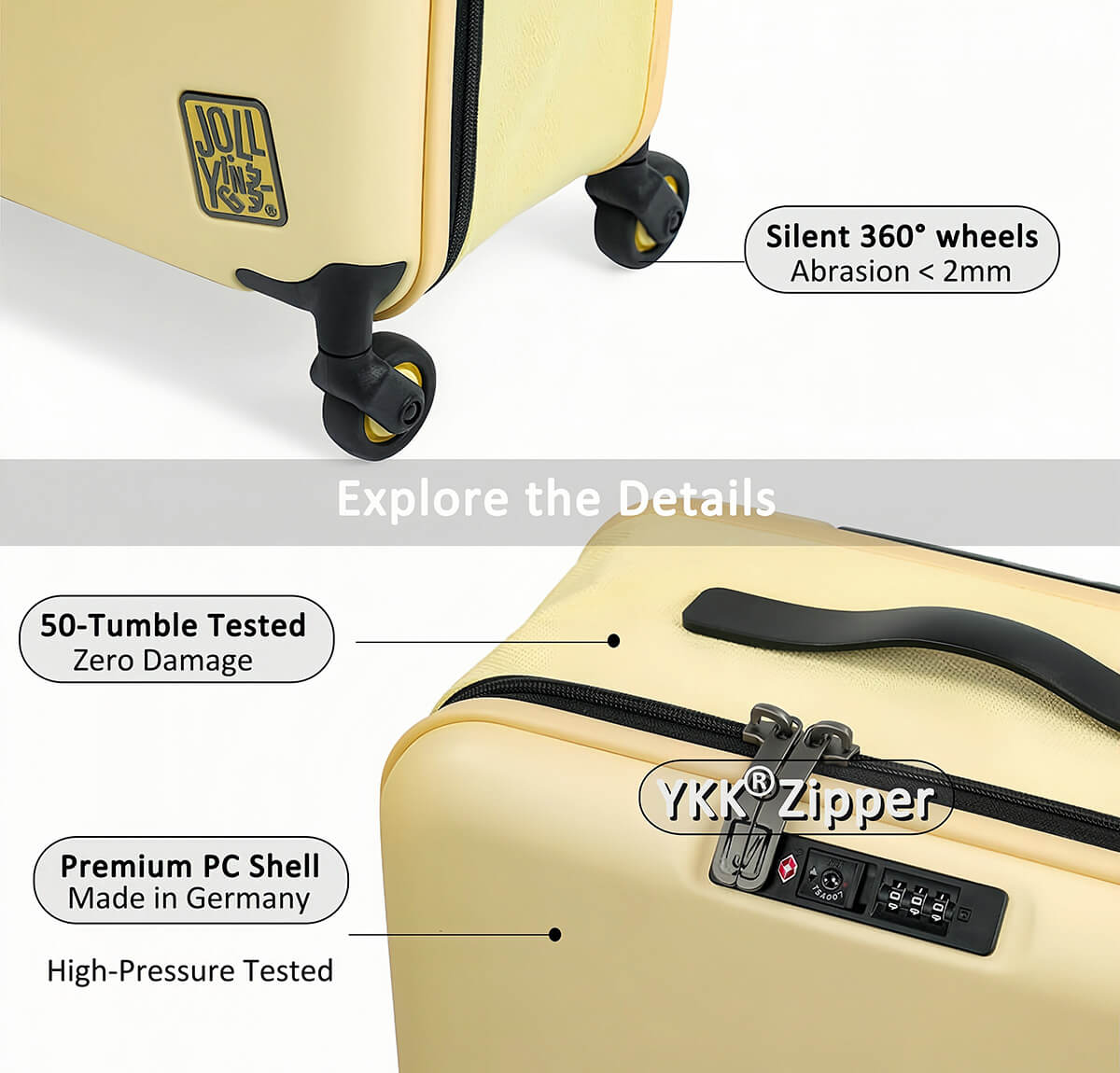 20" Lite Collapsible Carry on Suitcase
