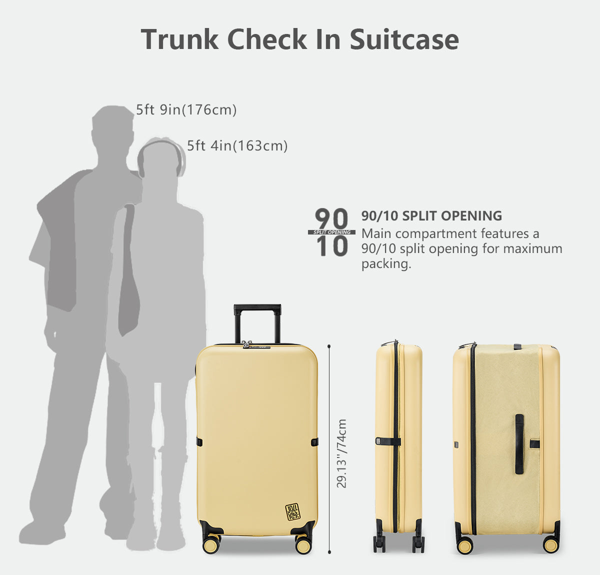 30”Trunk Collapsible Check In Suitcase