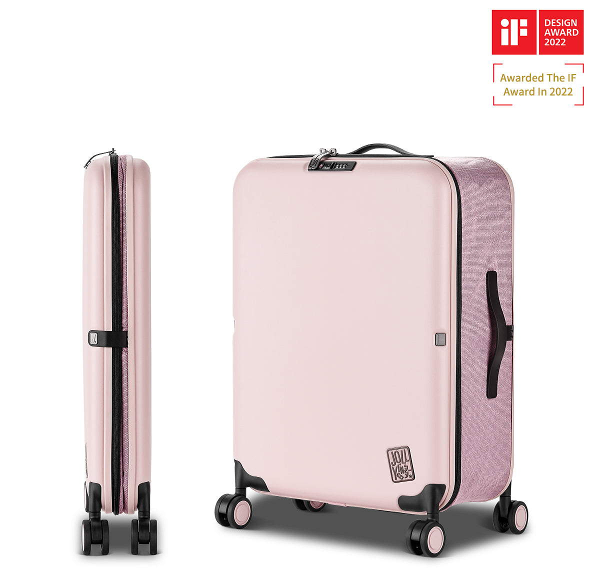 24" Collapsible Check In Suitcase