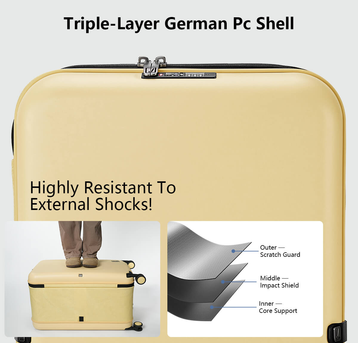 30”Trunk Collapsible Check In Suitcase
