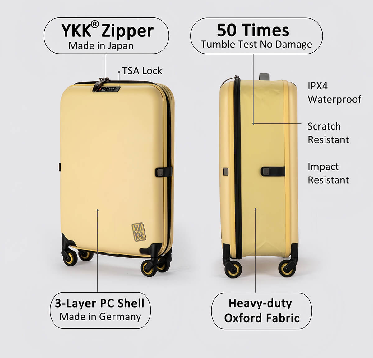 20" Lite Collapsible Carry on Suitcase
