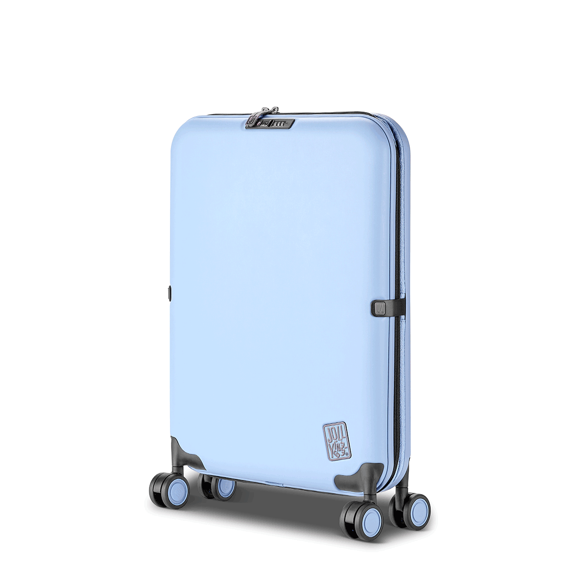 Pale blue suitcase shop